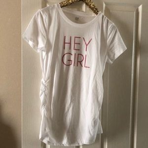 GAP Hey Girl gender reveal T-shirt